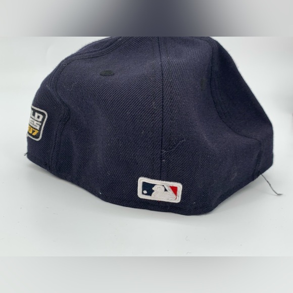 New Era Boston Red Sox Navy Blue & Red World Series Baseball Cap Size 7 (55.8cm) - Picture 3 of 7